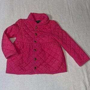 Polo Ralph Lauren Quilted Jacket Size 6 Pink